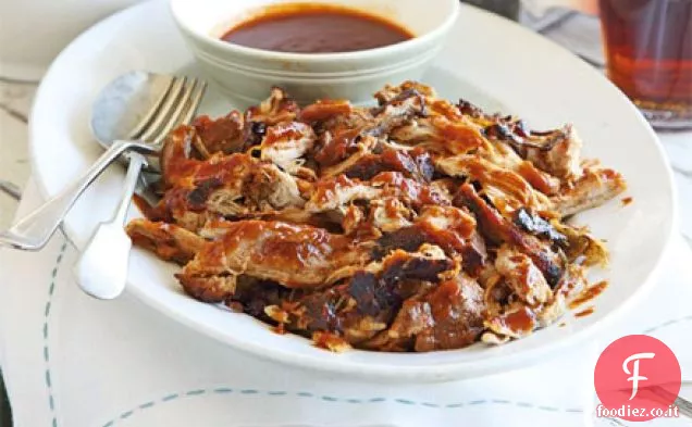 BBQ tirato panino di maiale