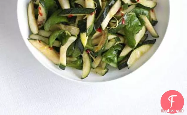 Insalata di zucchine e spinaci Zingy