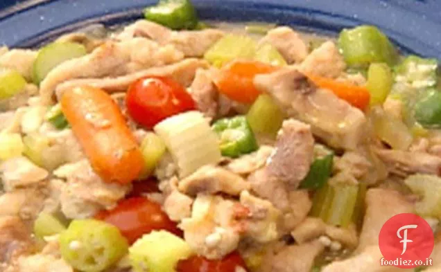 Stufato di pesce gatto della Florida