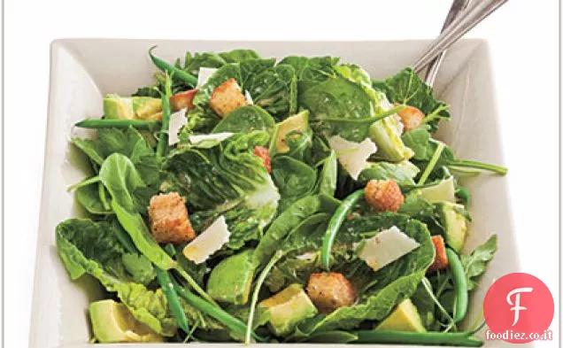 Insalata verde con Vinaigrette di vino bianco