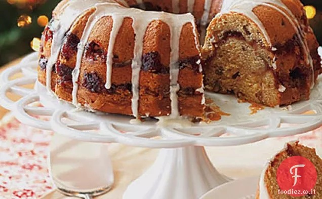 Torta al caffè mirtillo-arancia