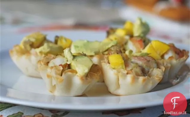 Facile gamberetti Mango & Avocado Tazze
