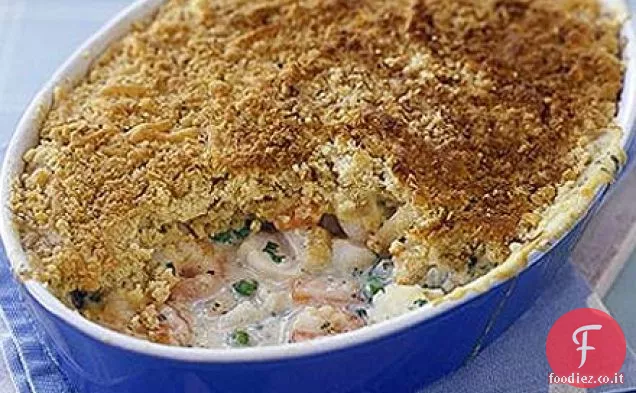 Torta di pesce e dita