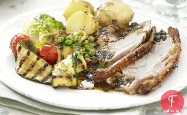 Spalla di maiale arrostita lentamente