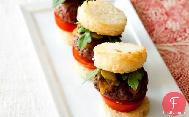 Mini Prime Cheeseburger con Cheddar invecchiato