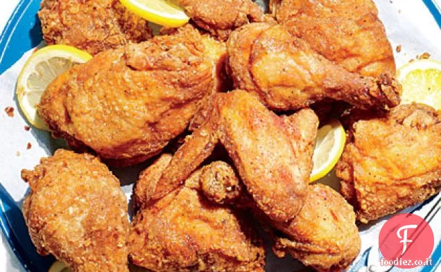 Tè dolce-Pollo fritto in salamoia