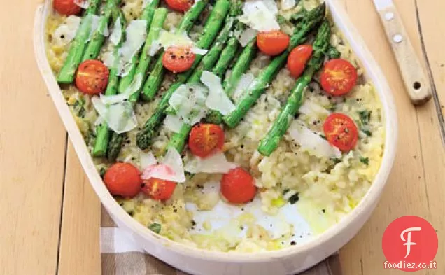 Risotto agli asparagi al forno