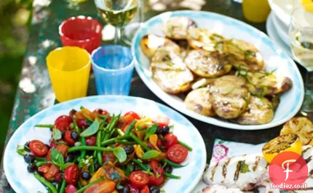 Insalata italiana di fagioli e olive