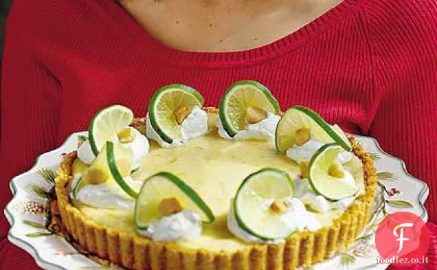 Crostata di noci di lime e Macadamia