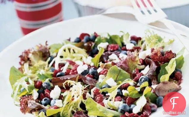 Verdi con Chèvre e frutti di bosco