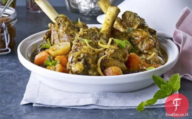 Tagine di agnello e salsicce di merguez