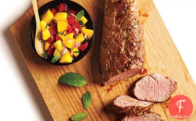 Filetto di maiale con Salsa di Mango