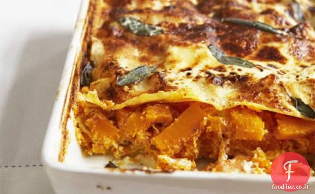 Zucca, ricotta e salvia pasta cuocere