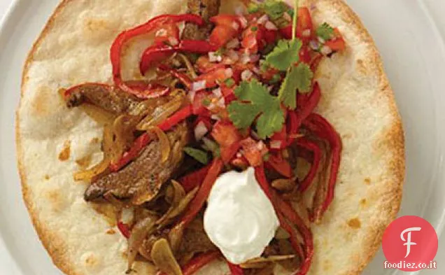 Fajitas con Arrosto di Manzo