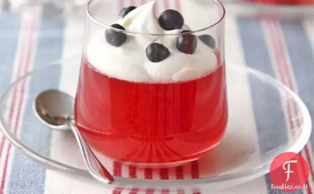 Rosso, bianco e blu gelatine