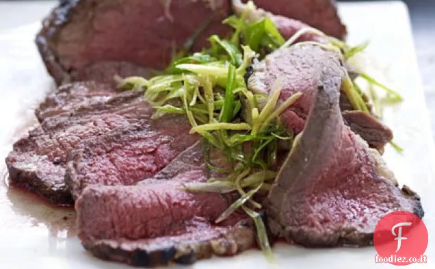 Filetto di manzo arrosto con salsa asiatica semplice