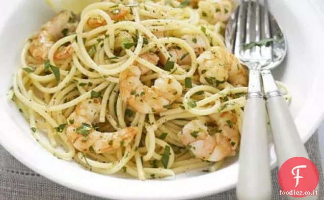 Spaghetti al limone e prezzemolo