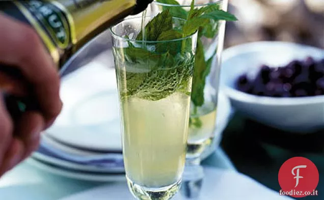 Spumante menta & limone juleps