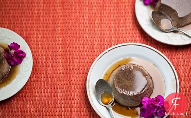 Moderno cioccolato messicano Flan
