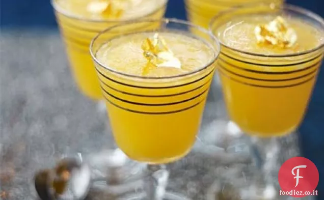 Gelatine di clementine e prosecco