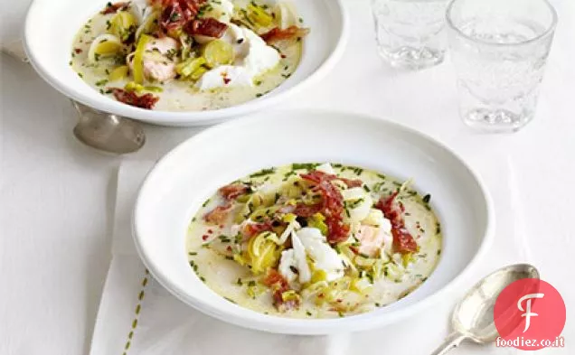 Zuppa di pesce più leggera