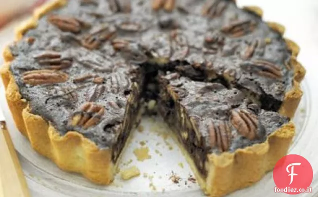 Crostata di cioccolato e noci pecan