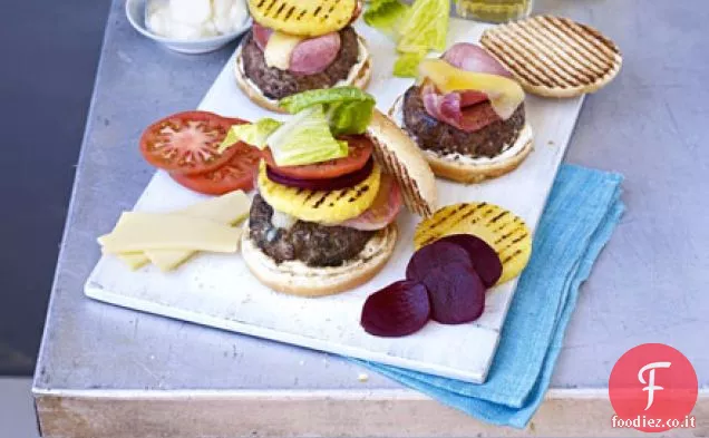 Hamburger australiani con il lotto