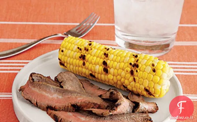 Bistecca al fianco di zenzero e soia