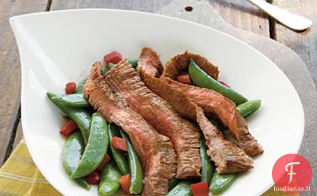 Piccante asiatico-marinato Bistecca fianco