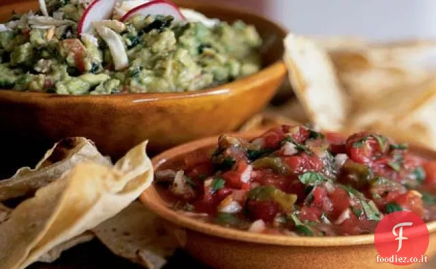 Guacamole di Poblano Arrosto con Aglio e Prezzemolo
