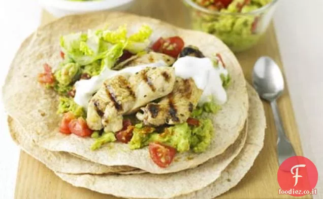 Impacchi di pollo al lime e pepe