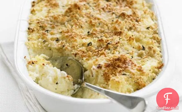 Aglio purè di patate cuocere