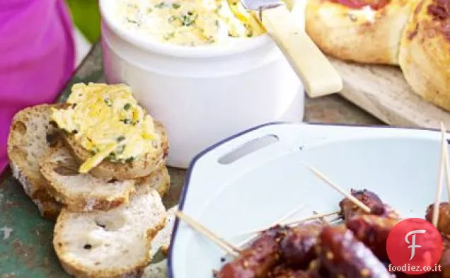 Crema di formaggio e erba cipollina