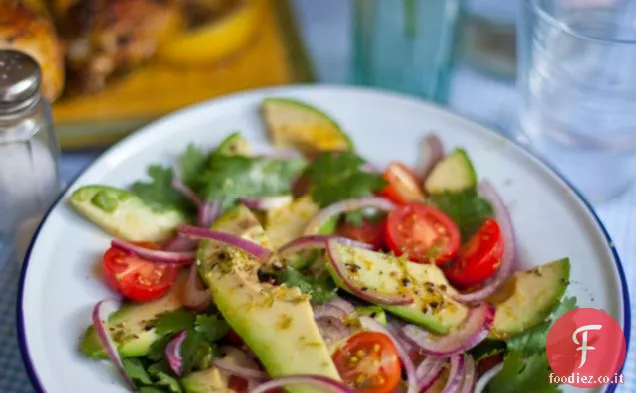 Insalata di guacamole decostruita