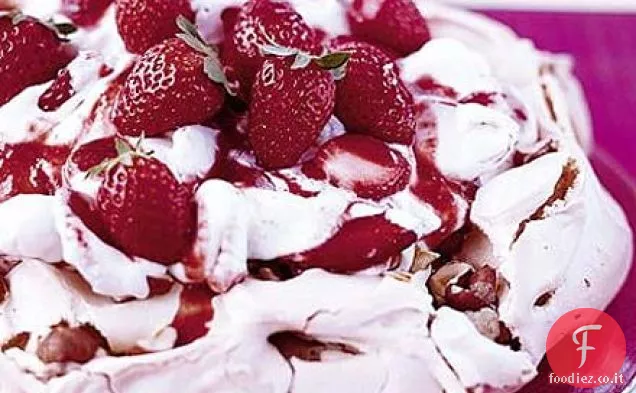Deliziosa fragola pavlova