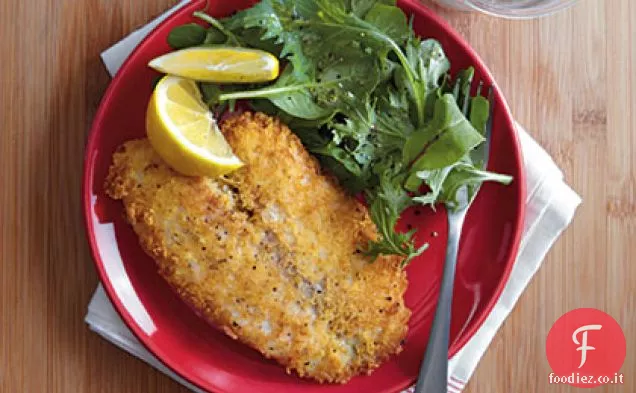 Tilapia in crosta di parmigiano