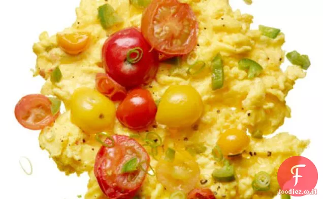 Uova strapazzate con peperoncini