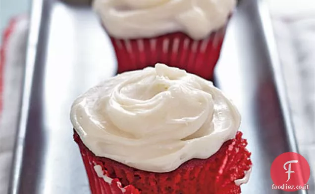 Cupcakes di velluto rosso