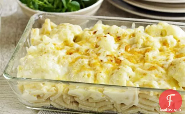 Cavolfiore e maccheroni al formaggio