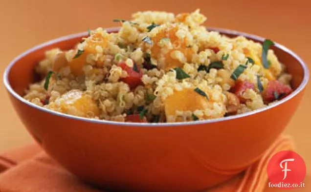 Quinoa con Mango e yogurt al curry