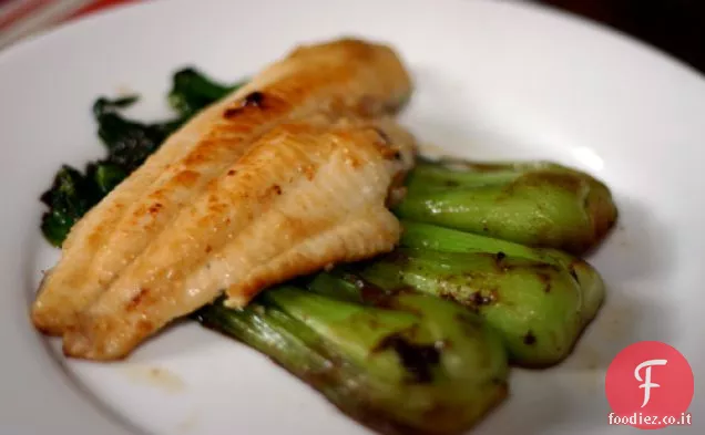 Cena di stasera: Miso-glassato pesce gatto e Baby Bok Choy