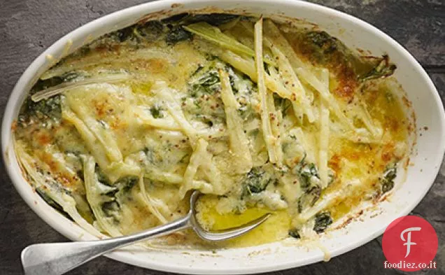 Gratin di bietole di formaggio