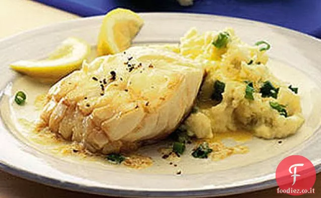 Baccalà in padella con champ