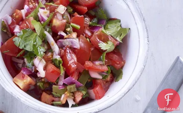 Insalata messicana tritata (Pico de gallo)