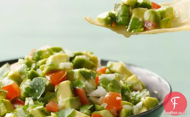 Guacamole grosso con peperoni Serrano