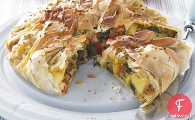 Torte di patate e spinaci Bombay