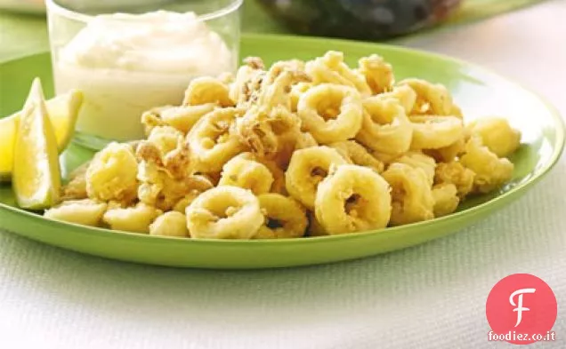Calamari croccanti con capperi
