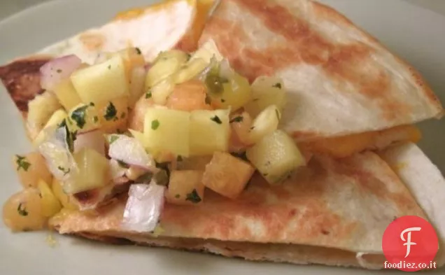 Quesadillas di zucca e avocado