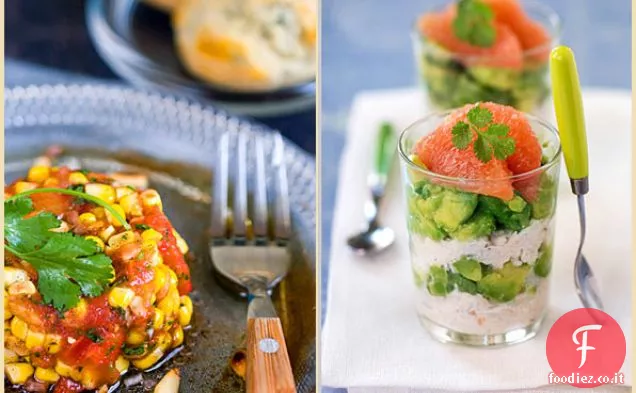 Verrine di granchio e Avocado