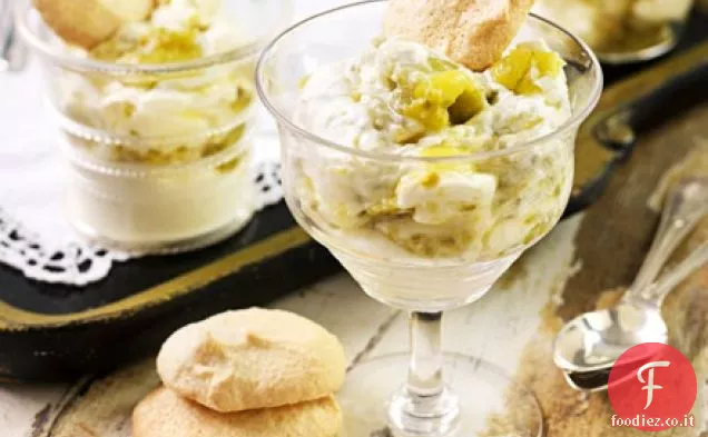 Gooseberry & elderflower fool